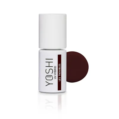 Produktbild von Yoshi | Hybrid-Nagellack - 502 Les Troubles - Hybrid-Gellack - Hybridlack - UV LED - 6ml - Profi Qualität - Rot