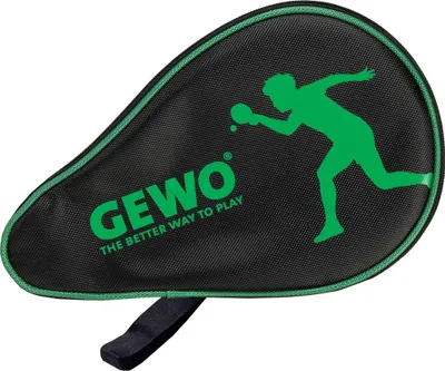 Produktbild von Tischtennisschlägerhülle GEWO Nova mit Ballfach, schwarz/grün