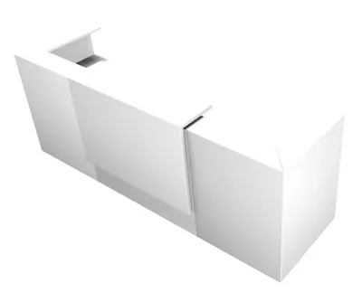 Produktbild von Quadrifoglio Empfangstheke weiß 285,0 x 88,0 x 113,0 cm