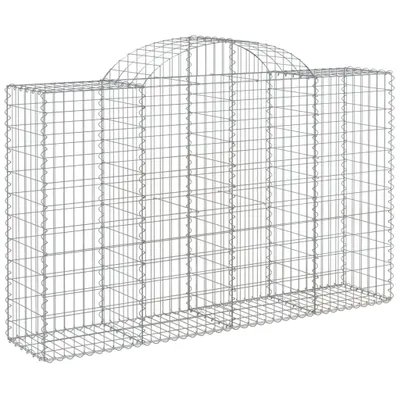 Immagine prodotto di Cesto Gabbione ad Arco 200x50x120/140 cm Ferro Zincato