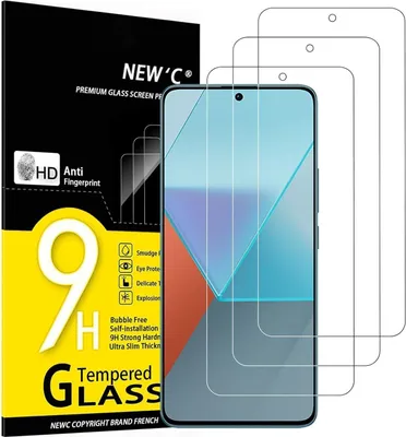 Produktbild von Panzer Schutz Glas für Xiaomi Redmi Note 13 Pro 5G/4G - 3 Stück