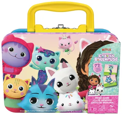 Zdjęcie produktu dla Spin Master 50371 - Gabby's Dollhouse Memo Match Mini Tin