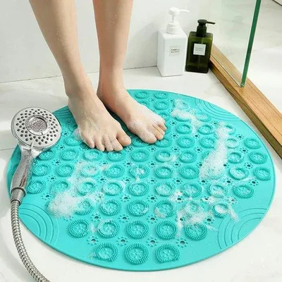 Produktbild von Antirutsch-Dusche-Matte, Badezimmer-Zubehör, Silikon, 50x30cm