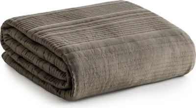 Produktbild von EUROFIRANY | Tagesdecke - 220 x 240 cm - Sofaüberwurf - beige - Bettdecke