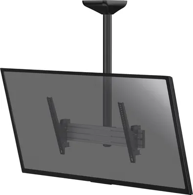 Image de Support plafond inclinable pour 1 écran TV 43''-55''  - Hauteur 100 cm