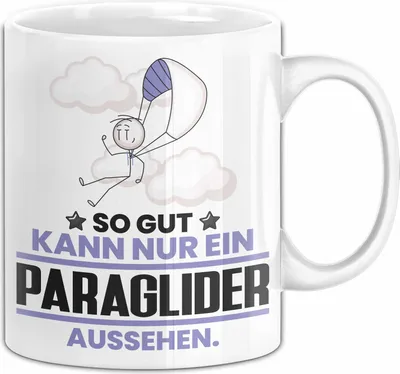 Produktbild von Paraglider Geschenk Tasse So Gut Kann Nur Ein Paraglider Aussehen Geschenkidee Kaffee-Becher (Weiß)