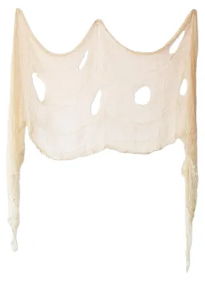 Produktbild von Dekostoff Lumpenstoff 180 x 75 cm - Halloween Dekoration | Creme