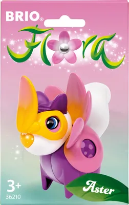 Zdjęcie produktu dla BRIO Aster Flower Outfit, 3 lat(a), Flora, Różowy, Fioletowy, Biały, Żółty