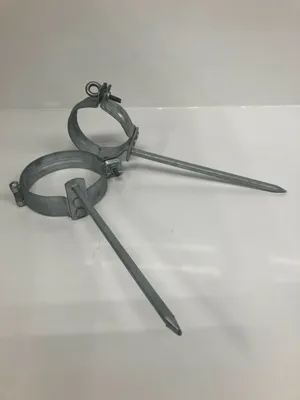 Produktbild von Regenrohrschelle  60 mm mit Schlagstift 140 mm