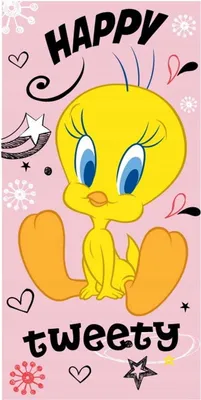 Produktbild von Looney Tunes Tweety Strandtuch 70x140 cm