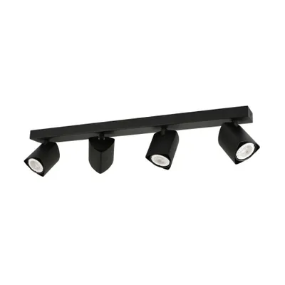 Zdjęcie produktu dla Reflektor sufitowy ruchomy Merusa czarny 4xGU10x35W metal wym:10x64x7cm IP20 Italux