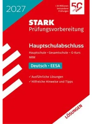 Produktbild von STARK Lösungen zu Deutsch - Hauptschulabschluss (EESA) 2027 NRW - Prüfungsvorbereitung