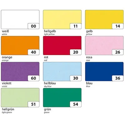 Produktbild von folia Transparentpapier (B)505 x (L)700 mm 115 g/qm hellgrün