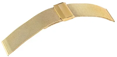 Produktbild von Edelstahl Milanese-Uhrenarmband goldfarben Stegbreite 20 mm
