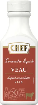 Obrázek produktu pro Koncentrovaný telecí vývar CHEF vhodný do polévek a omáček 200ml