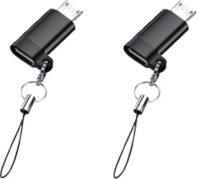 Obrázok produktu pre INF 2-balenie Adaptéra z USB-C (samica) na Android (samec) so šnúrkou - Nabíjanie a dáta