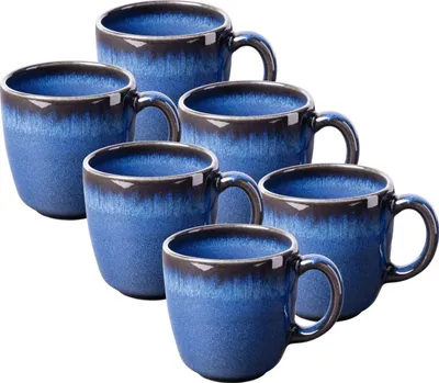 Produktbild von like Villeroy & Boch Lave bleu Kaffeeobertasse 0,19l Set6