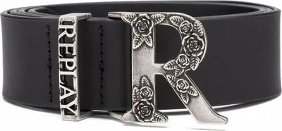 Produktbild von REPLAY Leder Gürtel Belt W80 Black schwarz