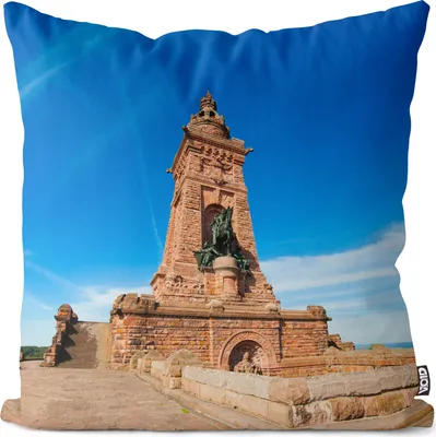 Produktbild von VOID Kyffhäuser Denkmal im Harz Kissenbezug Kissenhülle Deko Outdoor Dekoration Garten Dekokissen