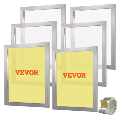Obrázok produktu pre Sieťotlačový stroj VEVOR Sieťotlačový stroj 50,8 x 61 cm 160 ôk 6 rámov