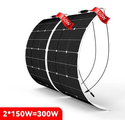 Zdjęcie produktu dla Panel solarny monokrystaliczny - Ogniwo słoneczne - Elastyczny panel - Energia słoneczna - Wodoodporny (IP68)