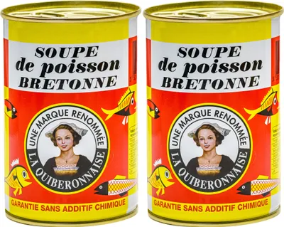 Produktbild von Food-United Fisch - FISCHSUPPE-FRANZÖSISCH - bretonische Art 2x 425ml