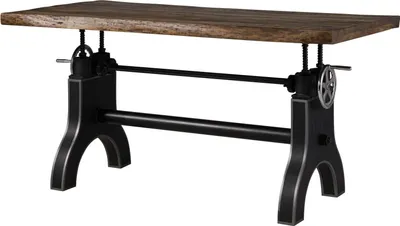 Image de MASSIVMOEBEL24 | Table à manger 180x90x80-101 Manguier huilé Bois naturel MANCHESTER #102