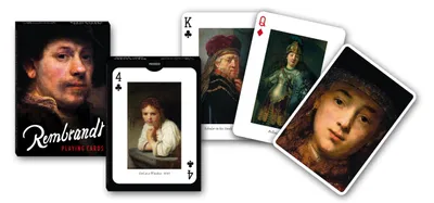Produktbild von Piatnik 173813 - Rembrandt Kartenspiel mit 55 Blatt