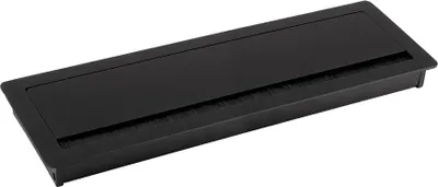 Produktbild von Schwarze Aluminium-Kabeldurchführung 300x100x29mm