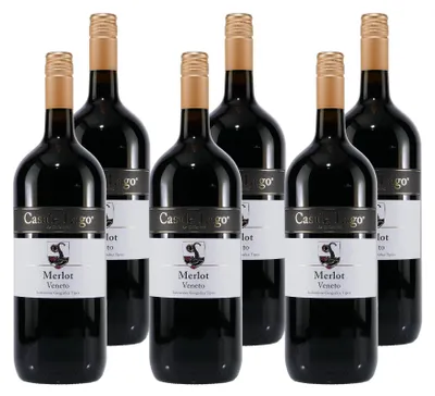 Produktbild von Casale Lago Merlot IGT -trocken- (6 x 1,5L)