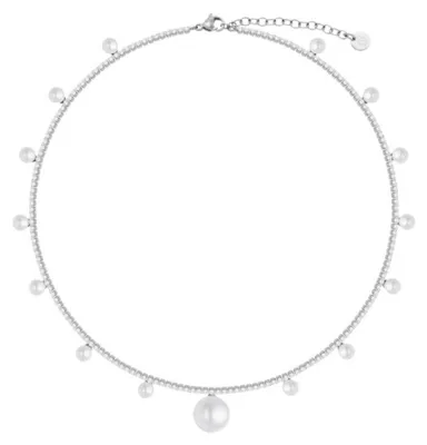 Immagine prodotto di Affascinante collana con perle sintetiche LJ3018