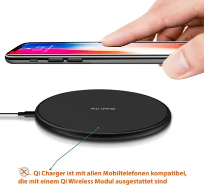 Produktbild von QI Wireless Ladestation Huawei Mate 30 Pro Kabellos Induktives Charger Ladegerät