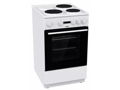 Obrázok produktu pre Mora C 2231 AW, Voľne stojaci sporák, Biela, Otočné, Biela, Horné predné, Spodok