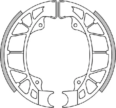 Produktbild von POLINI Bremsbeläge D.110X25mm