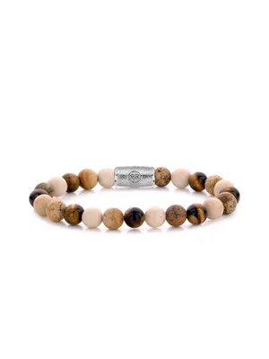 Produktbild von Rebel and Rose Stones Only RR-80063-S Herrenarmband, Armbandumfang:19cm