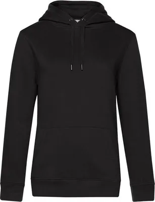 Obrázek produktu pro Dámská mikina, kapuce - B&C QUEEN HOODED - black pure - velikost L