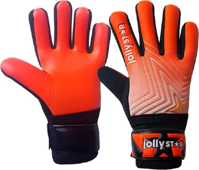 Produktbild von JollyStar Torwarthandschuhe Premium – Größe 6 – für Kinder & Jugendliche Orange