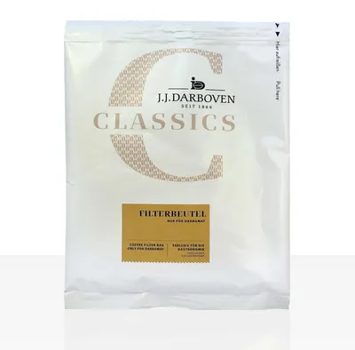 Produktbild von J. J. Darboven Classics BALANCE EXTRA Kannenportionen, 50x60g gemahlen im Filterbeutel