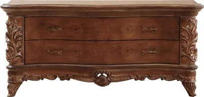 Produktbild von Casa Padrino Luxus Barock TV Schrank Braun - Handgefertigtes Massivholz Sideboard mit 2 Schubladen - Barock Möbel - Edel & Prunkvoll
