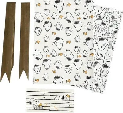 Obrázok produktu pre Sada darčekového papiera 50 x 70 cm so stuhou a nálepkami