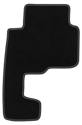 Image de Tapis conducteur en moquette pour Land Rover Discovery III 2004-2009 (Suv 7os) – 1 pièce, noir, sur mesure – Wielganizator BASIC