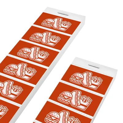 Produktbild von CombiCraft Wertmarken Block Essen Rot - 1000 Abrisse