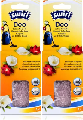 Produktbild von Swirl Deo für Staubsauger Südsee Magnolie - 4 Beutel Staubsaugerduft (2er Pack)