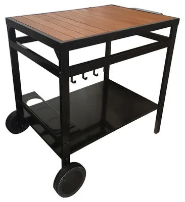 Image de Desserte AVEIRO noire pour plancha