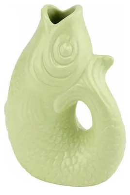 Produktbild von Gift Company Vase/Karaffe Monsieur Carafon Fisch Seafoam (13cm)