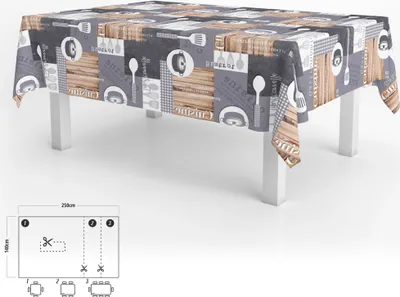 Produktbild von Mantel Hule Rechteckig 140 x 250 cm. Kochtopf