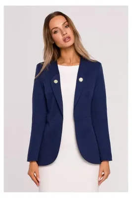 Productafbeelding van Made of Emotion, damesblazer, model Legshey M665, marineblauw, maat M