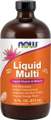 Imagen del producto de NOW Foods Suplementos dietéticos Liquid Multi Multiwitamina, BI6800