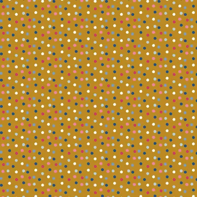 0,5m Baumwollstoff BeHappy Summer Retro Motiv 10