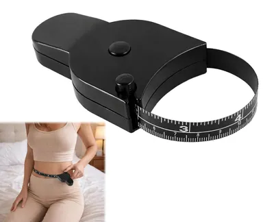 Imagen del producto de Cinta métrica corporal, ergonómica, de 150 cm, para fitness y medición de medidas corporales